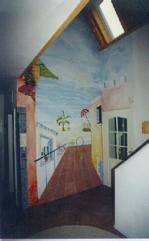 [Wand im Treppenhaus]